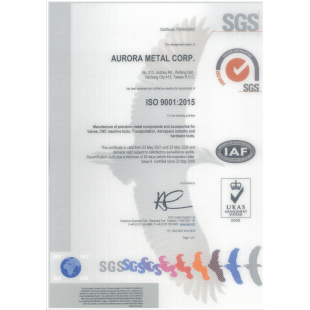 ISO 9001:2015 CERTIFICATE
